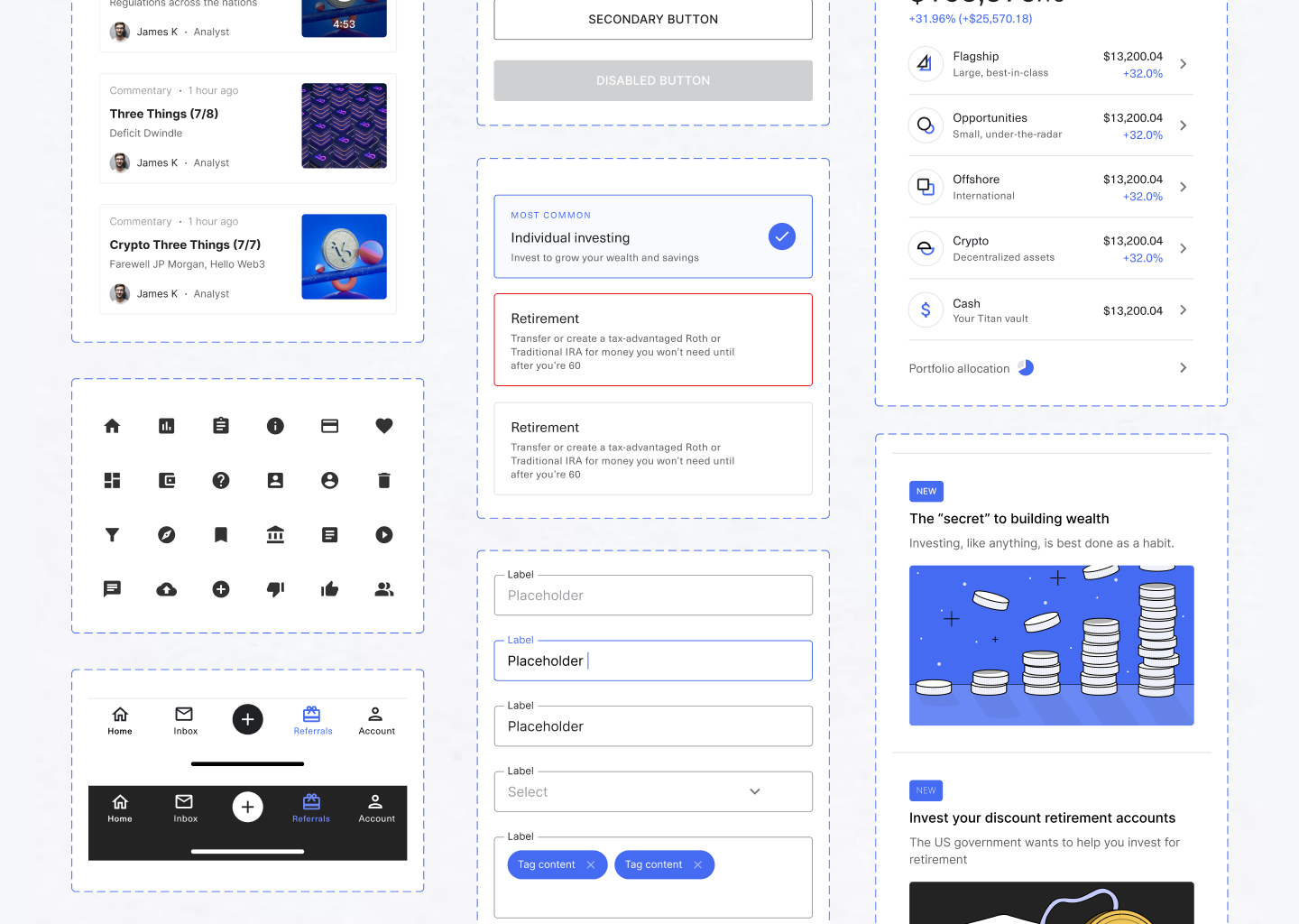 Titan Design System Components