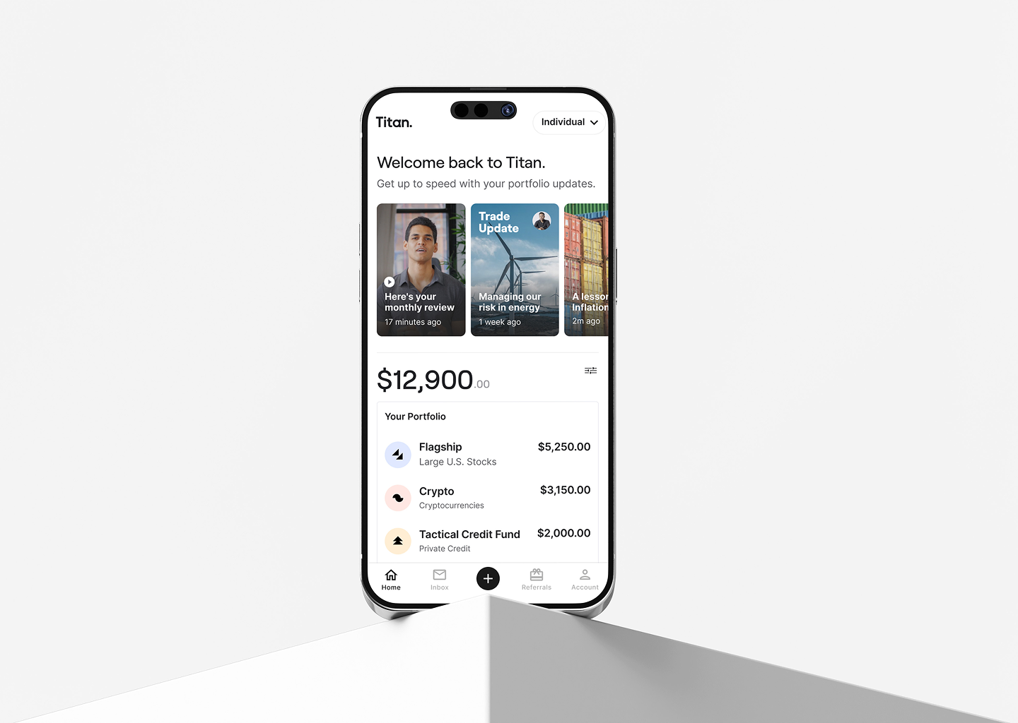 Titan Mobile Dashboard